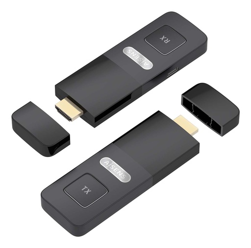 [ASWL-H2K30M001-BK] HDMI Inalambrico 1080p 30m, Negro
