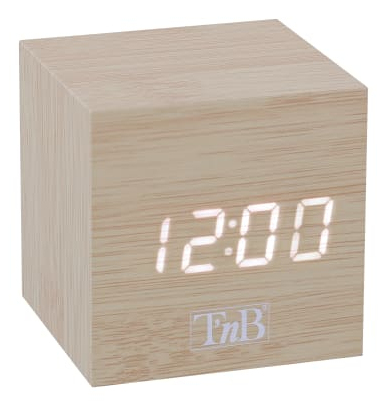 [CLOCKSQWD] CLOCKSQWD despertador Reloj despertador digital Madera