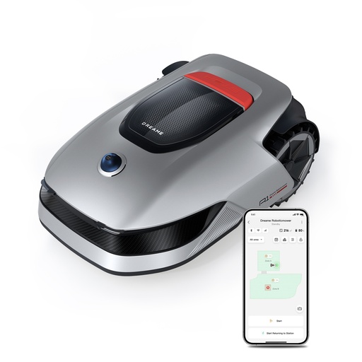 [6976233673899] A1 Robot cortacésped Batería Negro, Rojo, Plata