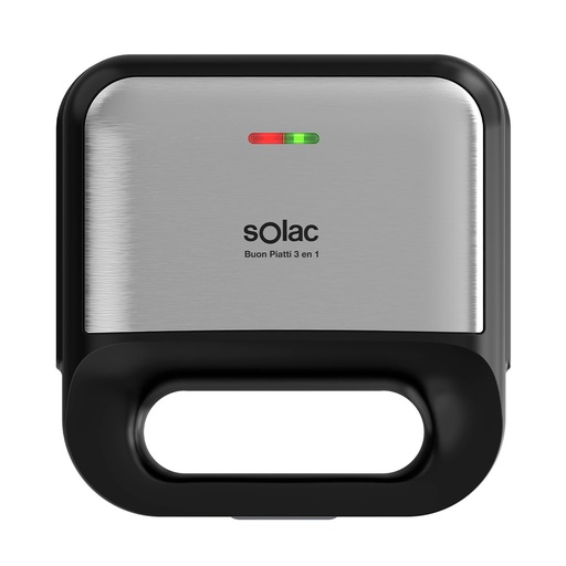 [S96804300] S96804300 sandwichera 750 W Negro, Acero inoxidable