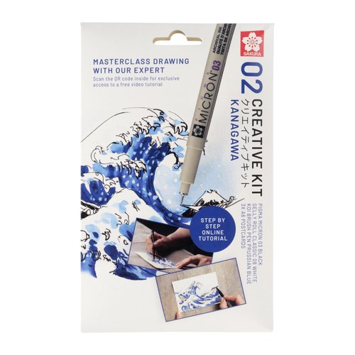 [POAK3C] SET CREATIVO SAKURA ART KIT KANAGAWA