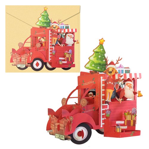[70241] CHRISTMAS DOHE 3D 145x111 TRUCK