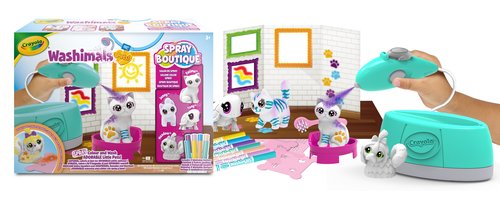 [74-7517] JUEGO CRAYOLA WASHIMALS SPRAY BOUTIQUE