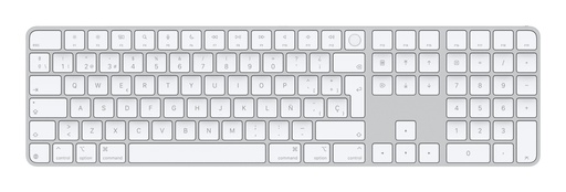 [MXK73Y/A] Magic teclado Universal USB + Bluetooth QWERTY Español Blanco