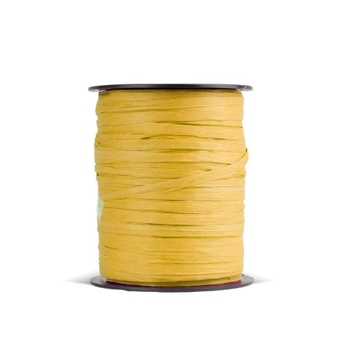 [3220002] CINTA REGALO RAFIA R.100 m.3,5 mm ORO