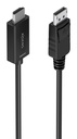 Cable conversor DisplayPort a HDMI 4K@60Hz, DP/M-HDMI/M, Negro, 1.0m