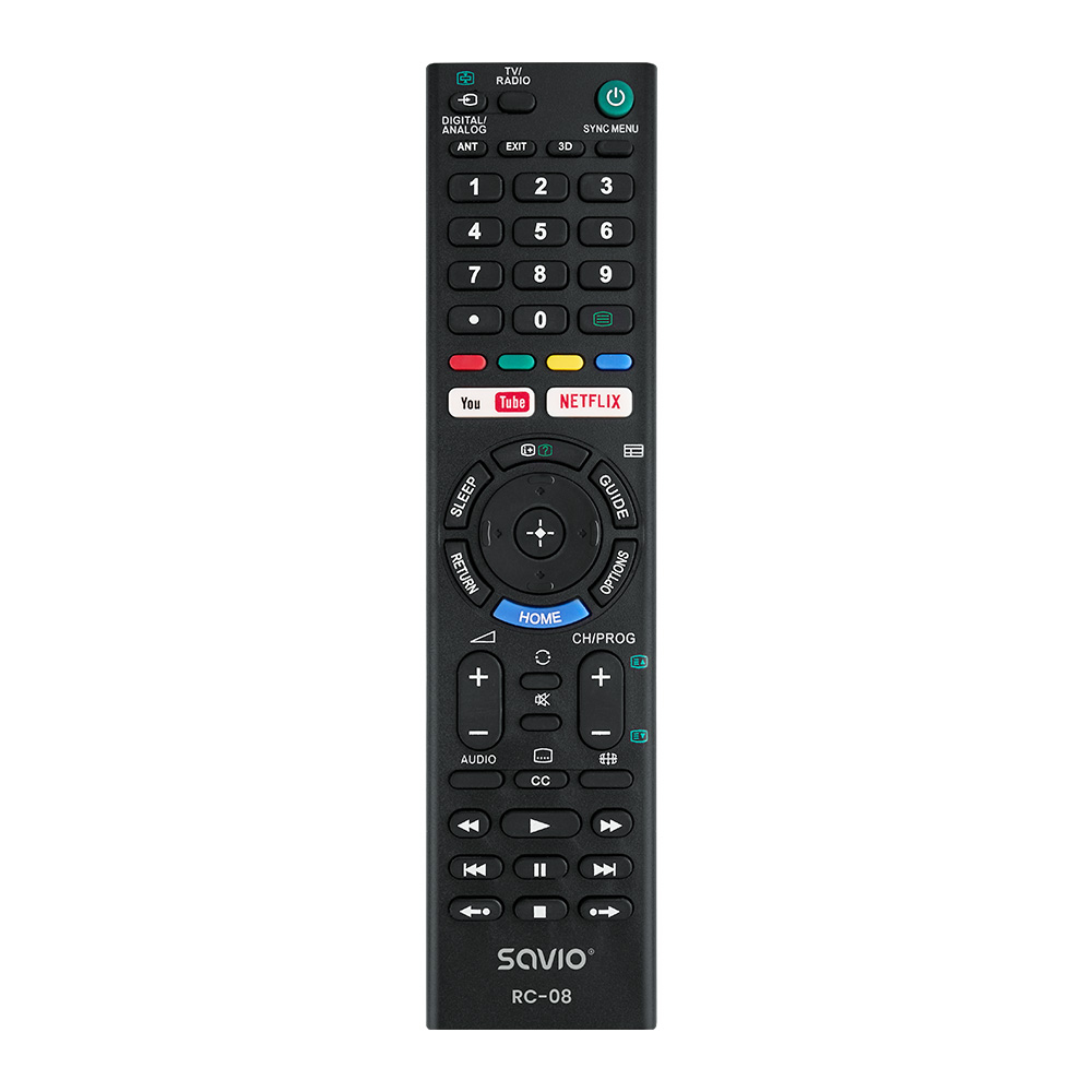 RC-08 mando a distancia TV Botones