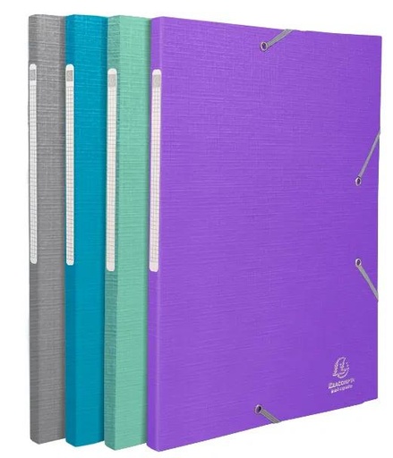 [55650E] Teksto Cartón Azul, Verde, Gris, Violeta A4