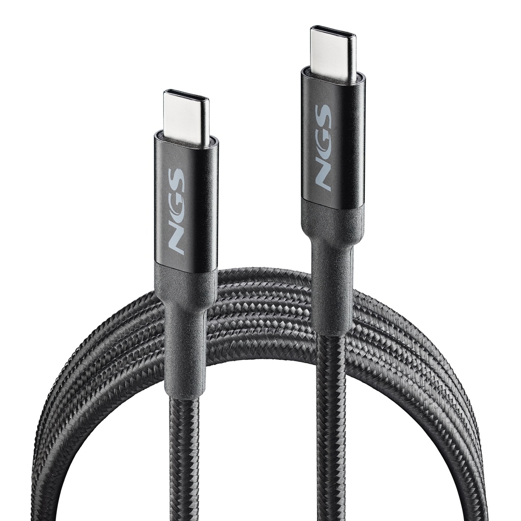 KNOT 65W-2 cable USB USB 2.0 2 m USB C Negro