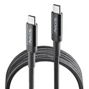 KNOT 100W-2 cable USB USB 2.0 2 m USB C Negro