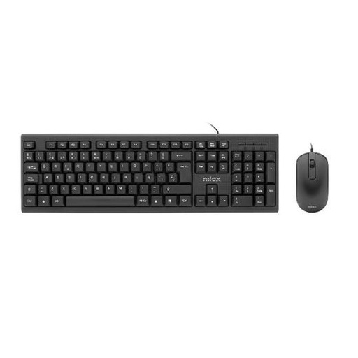 [NXKME000005] KIT TECLADO + RATON USB ESP