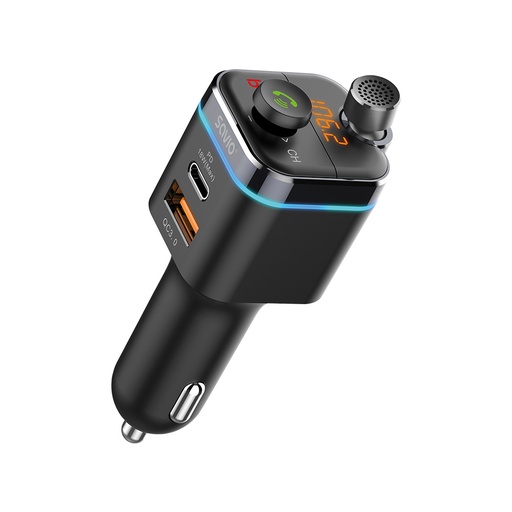 [TR-12] TR-12 transmisor FM 87,6 - 107,9 MHz Bluetooth Negro