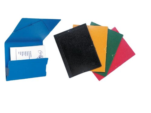 [312 AZUL] CARPETA GOMAS SARO CART. GOF.10 Fº AZUL