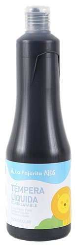 [174673] TEMPERA PAJARITA LIQ.500 ml NEGRO TL-12