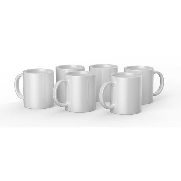 Blank tazón Blanco Universal 6 pieza(s)