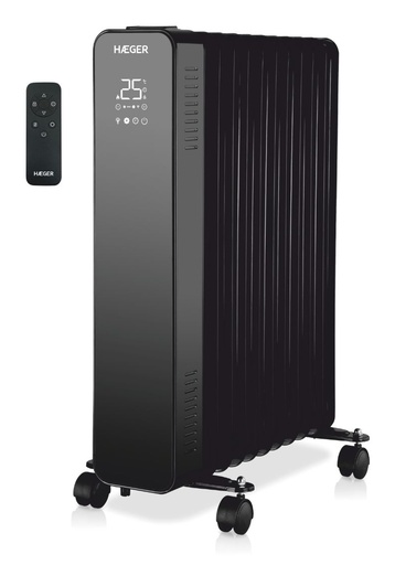 [OH-011.009A] Digital XI Interior Negro 2500 W Radiador de aceite eléctrico