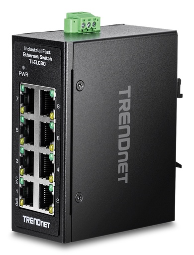 [TI-ELC80] TI-ELC80 switch No administrado Fast Ethernet (10/100) Negro