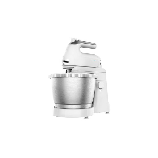 [04122] PowerTwist 500 Steel Batidora de varillas 500 W Plata, Blanco