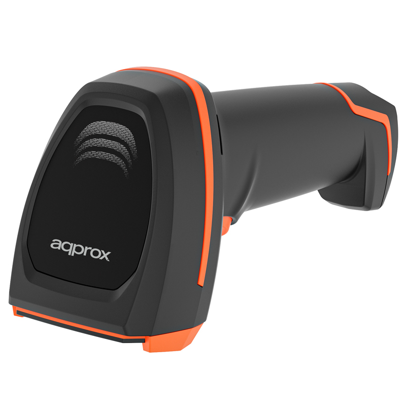 APPLS24WS lector de código de barras Lector de códigos de barras portátil 1D/2D Negro, Naranja
