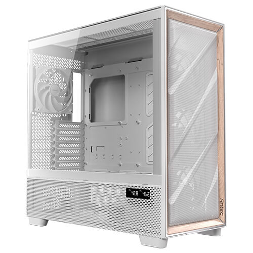 FLUX PRO White EUV Full Tower Blanco, Madera