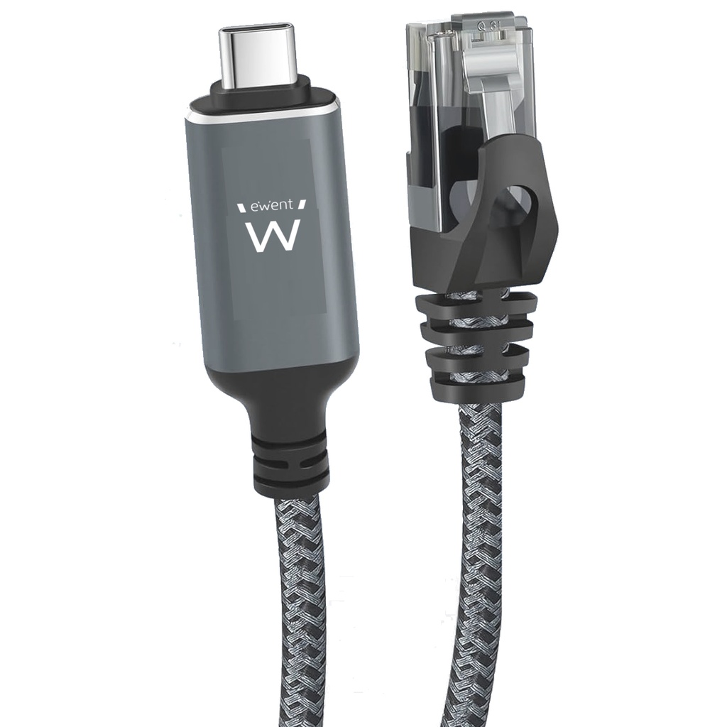 EC2002 cable de red Negro, Gris 2 m Cat6