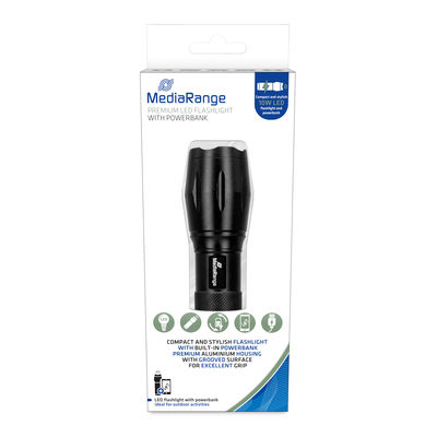 [MR735] MR735 linterna Negro Linterna de mano LED