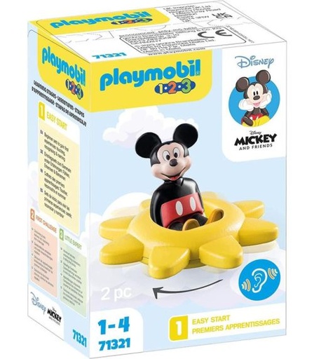 MICKEY SOL GIRATORIO PLAYMOBIL 1 2 3 &amp;DISNEY