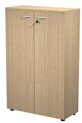 [035PM-C] ARTEXPORT ARMARIO MEDIO PRESTO CON PUERTAS 2 ESTANTES 22MM REGULABLES CON TRASERA ROBLE