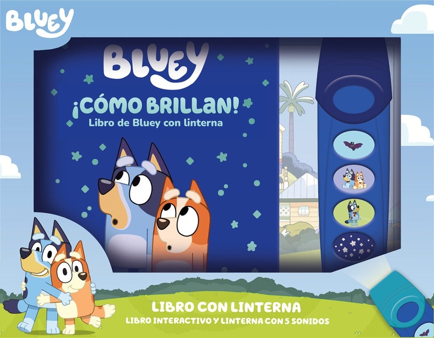 BLUEY: ¡COMO BRILLAN! - LIBRO DE BLUEY CON LINTERNA - PI KIDS