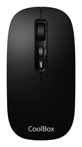 [COO-MOU-W02-B] RATON W02 IA NEGRO INALAMBRICO RECARGABLE 500MAH RF+BT 1600DPI COPILOT SILENTCLICK