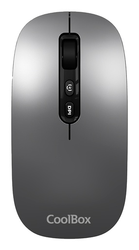[COO-MOU-W02-G] RATON W02 IA GRIS INALAMBRICO RECARGABLE 500MAH RF+BT 1600DPI COPILOT SILENTCLICK