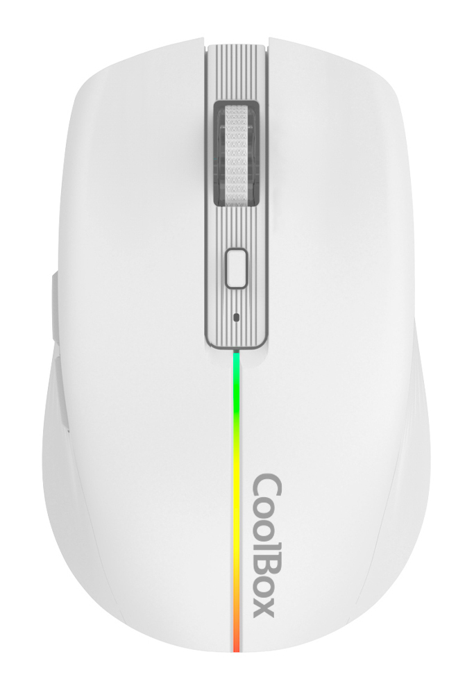 GAMING RATON W01 BLANCO INALAMBRICO RECARGABLE 1600DPI SILENTCLICK