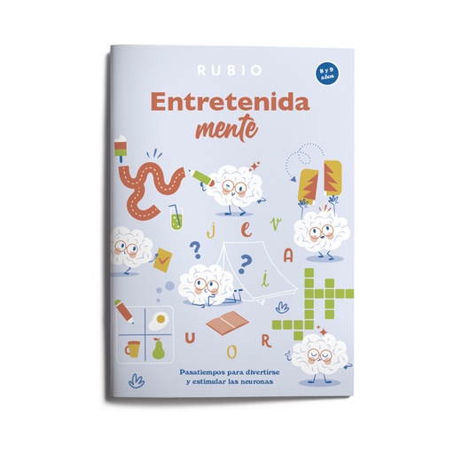 [ENT89] CUADERNO RUBIO ENTRETENIDAMENTE 8-9 AÑOS - Pack de 5 unidades