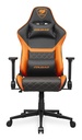 CGR-AO2 Asiento acolchado tapizado Negro, Naranja