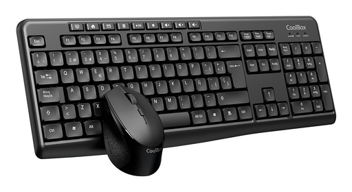 [COO-KTR-03W] KIT INALAMBRICO MULTIMEDIA DE TECLADO Y RATÓN SILENCIOSOS