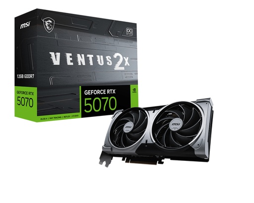 [GEFORCE RTX 5070 12G VENTUS 2X OC] GeForce RTX 5070 12G VENTUS 2X OC NVIDIA 12 GB GDDR7