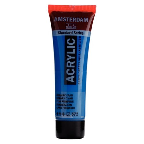 PINTURA ACRIL.AMSTERDAM  20 ml CIAN PRIM - Pack de 3 unidades