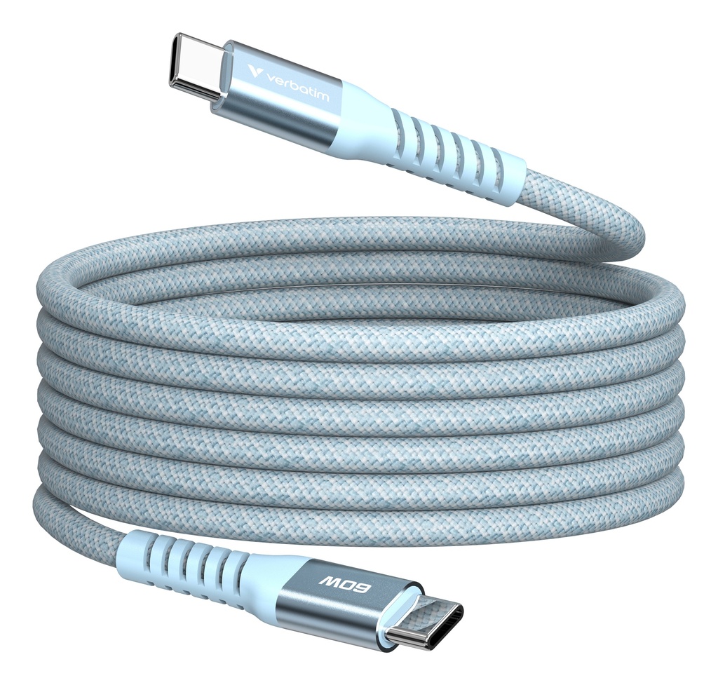 31852 cable USB USB 2.0 1,2 m USB C Azul