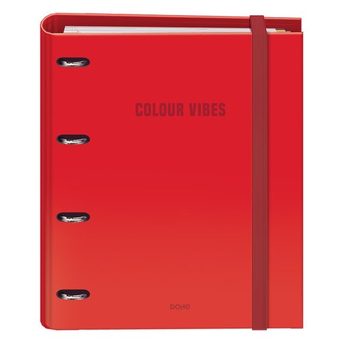 [51871] CARPEBLOC DOHE COLOUR VIBES A4 ROJO