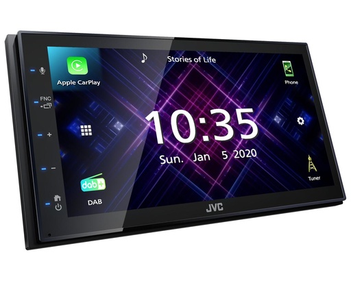 [KW-M565DBT] KW-M565DBT receptor multimedia para coche Negro 200 W Bluetooth