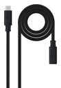 10.01.4501-L150 cable USB USB 3.2 Gen 2x2 1,5 m USB C Negro