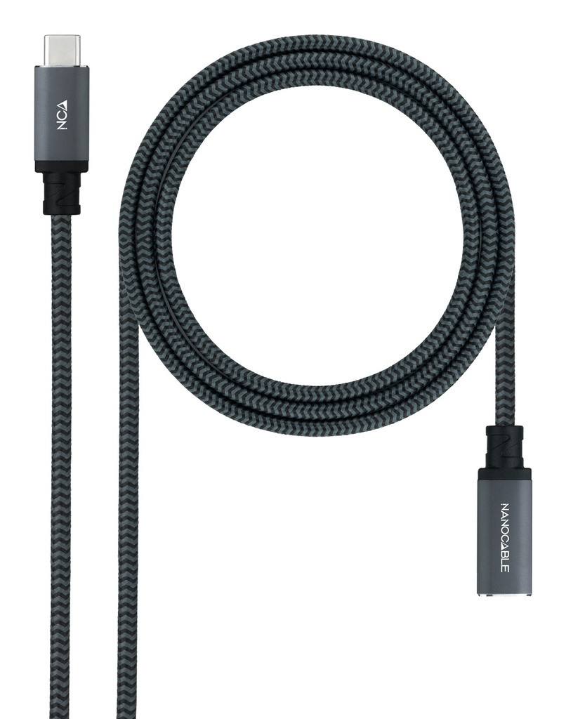 10.01.4500-COMB cable USB USB 3.2 Gen 2x2 0,5 m USB C Negro