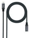 10.01.4502-COMB cable USB USB 3.2 Gen 2x2 2 m USB C Negro