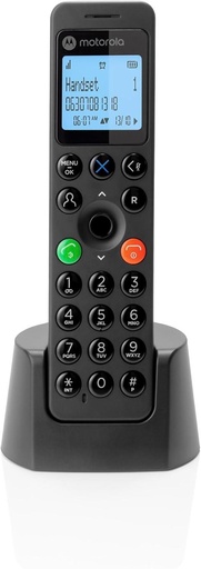 [107DOT201BLACK] DOT201 Teléfono DECT Identificador de llamadas Negro
