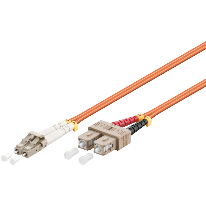 WPC-FP1-6LCSC-100 Cable de fibra óptica e InfiniBand 10 m LC SC Naranja