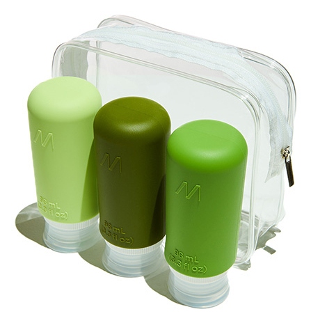 [TRBOTTLES3GN] TRBOTTLES3GN botella y recipiente de viaje Silicona Botella flexible