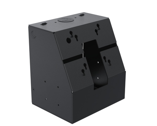 [SPK110-02] SpacePole Kiosk SPK110-02 accesorio para terminal de punto de venta Modulo central Negro Metal 75 x 75 mm 100 x 100 mm