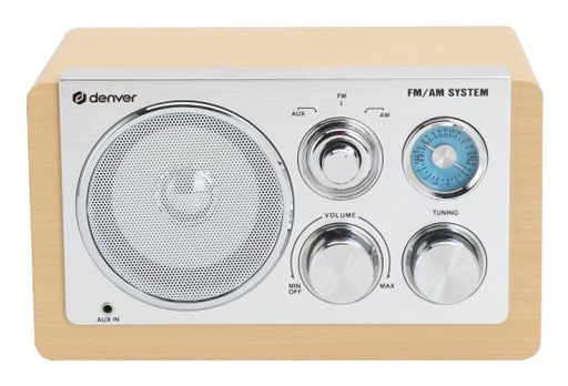 [TR-63LW] TR-63LW radio Personal Analógica Bamboo, Plata