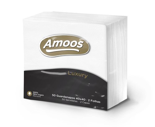 [T622501] SERVILLETA PAPEL AMOOS 40x40 PAQ.50