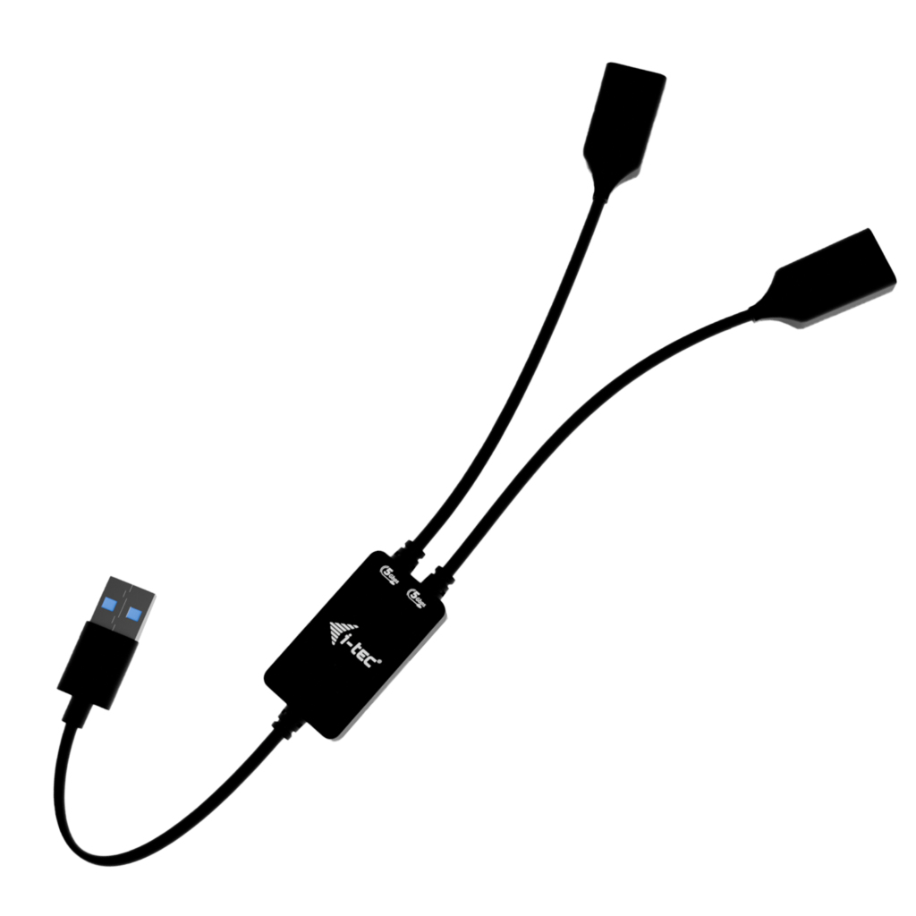 USB-A Cable HUB 2 port (2x USB-A)